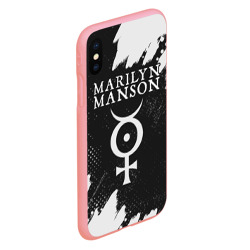 Чехол для iPhone XS Max матовый Marilyn Manson м. Мэнсон - фото 2