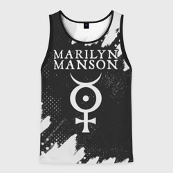 Мужская майка 3D Marilyn Manson м. Мэнсон