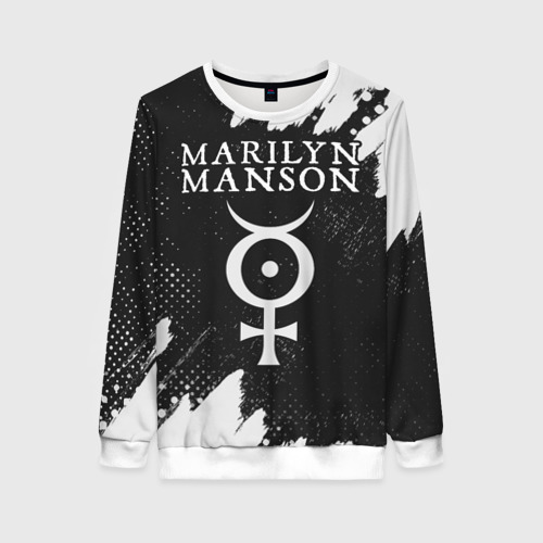 Женский свитшот 3D Marilyn Manson м. Мэнсон, цвет 3D печать