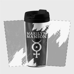Термокружка-непроливайка Marilyn Manson м. Мэнсон - фото 2