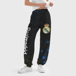 Женские джоггеры оверсайз 3D Real Madrid Реал Мадрид - фото 2