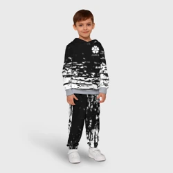 Детский костюм с толстовкой 3D Черный клевер - фото 2