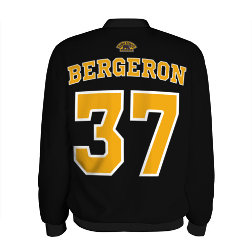 Мужской бомбер 3D Boston Bruins Patrice Bergeron, цвет черный - фото 2