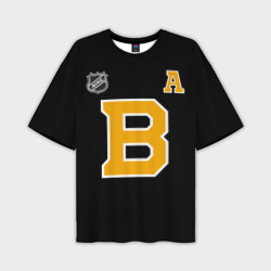 Мужская футболка oversize 3D Boston Bruins Patrice Bergeron