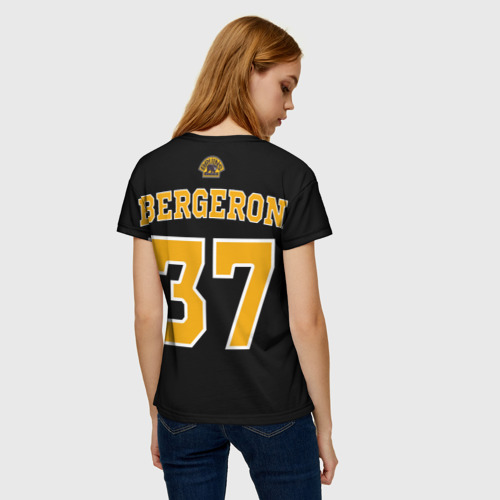 Женская футболка 3D Boston Bruins Patrice Bergeron, цвет 3D печать - фото 4