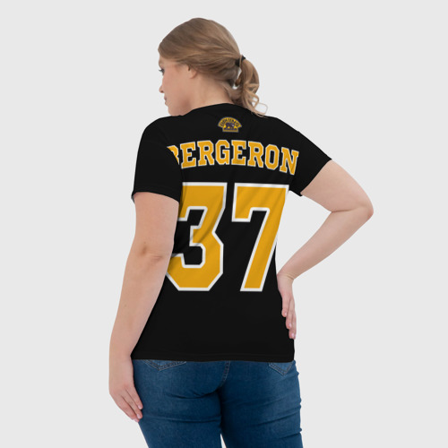 Женская футболка 3D Boston Bruins Patrice Bergeron, цвет 3D печать - фото 7