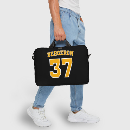 Сумка для ноутбука 3D Boston Bruins Patrice Bergeron, цвет 3D печать - фото 6