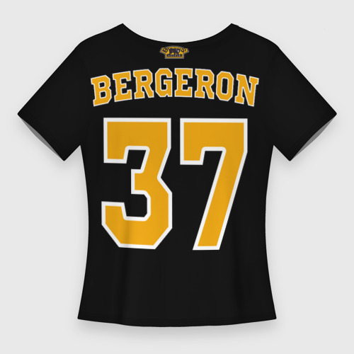 Женская футболка 3D Slim Boston Bruins Patrice Bergeron, цвет 3D печать - фото 2