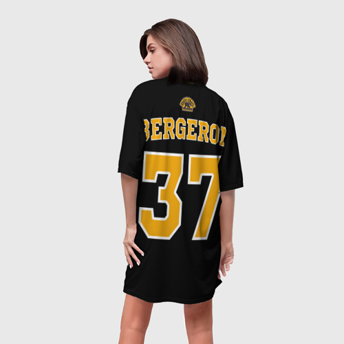 Платье-футболка 3D Boston Bruins Patrice Bergeron, цвет 3D печать - фото 4
