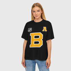 Женская футболка oversize 3D Boston Bruins Patrice Bergeron - фото 2