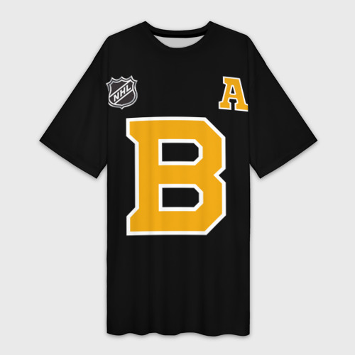 Платье-футболка 3D Boston Bruins Patrice Bergeron, цвет 3D печать