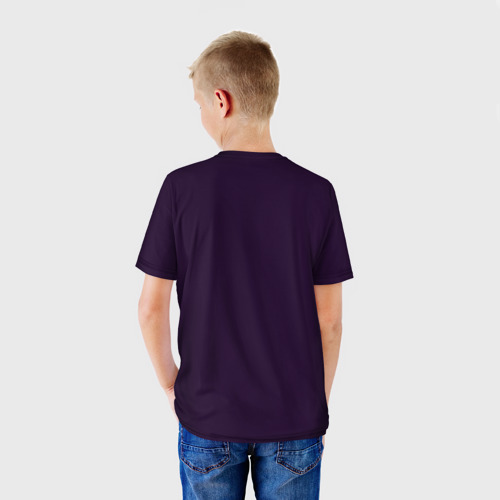 Детская футболка 3D Дзётаро указывает смазанный, цвет 3D печать - фото 4