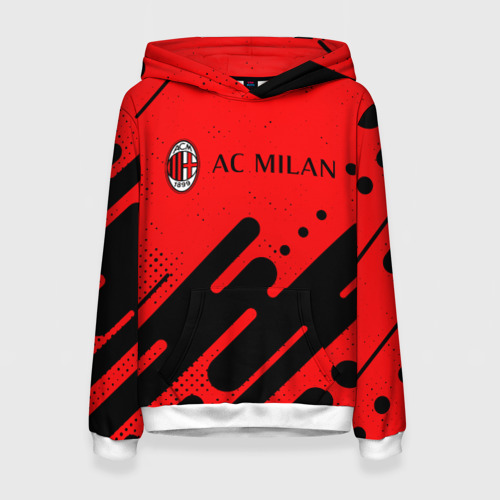 Женская толстовка 3D AC MILAN / МИЛАН