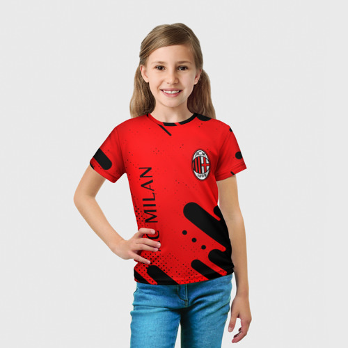 Детская футболка 3D AC MILAN / МИЛАН - фото 5