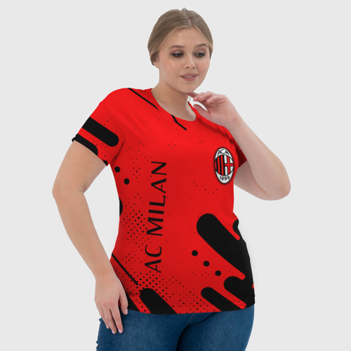 Женская футболка 3D AC MILAN / МИЛАН - фото 6