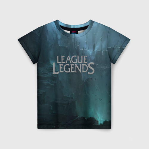 Детская футболка 3D с принтом League of Legends, вид спереди #2