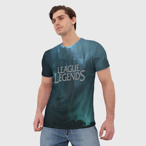 Мужская футболка 3D с принтом League of Legends, фото на моделе #1