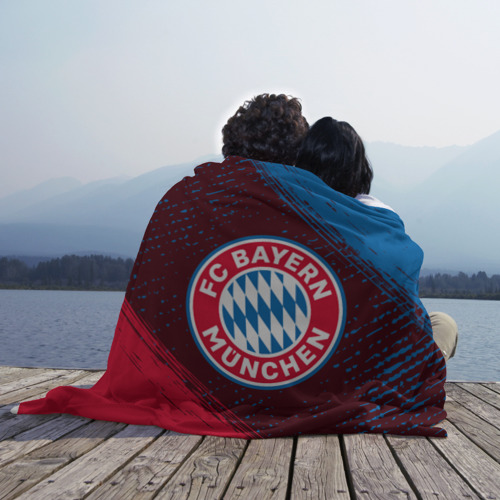 Плед 3D FC Bayern Бавария, цвет 3D (велсофт) - фото 3