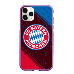 Чехол для iPhone 11 Pro Max матовый FC Bayern Бавария