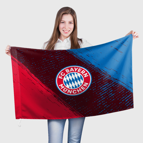 Флаг 3D FC Bayern Бавария