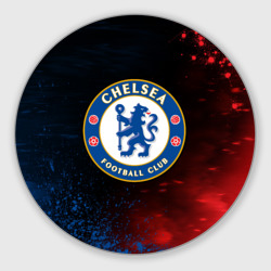 Круглый коврик для мышки Chelsea f.c. Челси