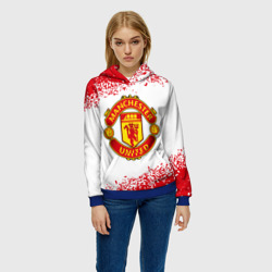 Женская толстовка 3D Manchester united - фото 2