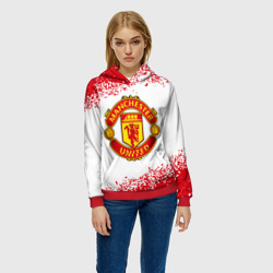 Женская толстовка 3D Manchester united - фото 2