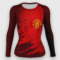 Женский рашгард 3D Manchester united