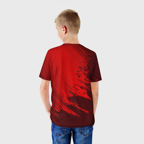 Детская футболка 3D Manchester united, цвет 3D печать - фото 4