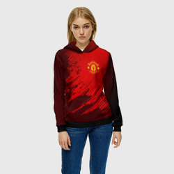 Женская толстовка 3D Manchester united - фото 2