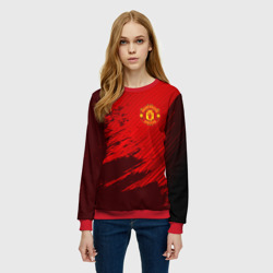 Женский свитшот 3D Manchester united - фото 2