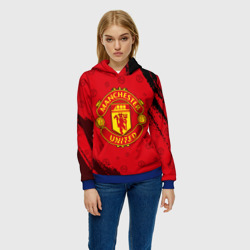 Женская толстовка 3D Manchester united - фото 2