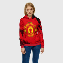 Женская толстовка 3D Manchester united - фото 2