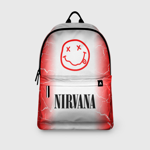 Рюкзак 3D с принтом NIRVANA / НИРВАНА, вид сбоку #3