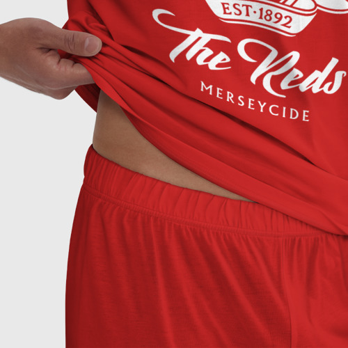 Мужская пижама хлопок Liverpool FC, цвет красный - фото 6