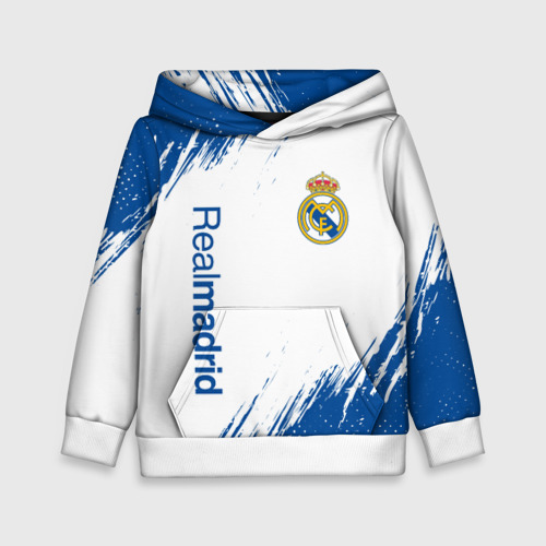 Детская толстовка с принтом Real Madrid Реал Мадрид, вид спереди №1