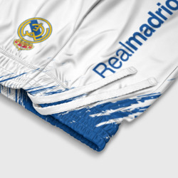 Шорты с принтом Real Madrid Реал Мадрид для ребенка, вид на модели спереди №4. Цвет основы: белый