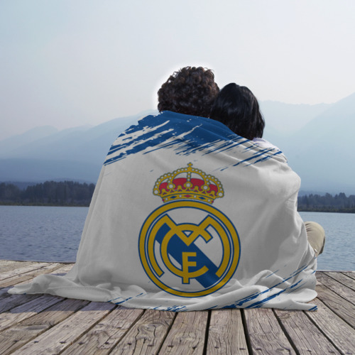 Плед 3D Real Madrid Реал Мадрид, цвет 3D (велсофт) - фото 3