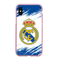 Чехол для iPhone XS Max матовый Real Madrid Реал Мадрид