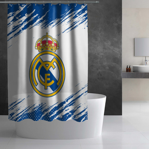 Штора 3D для ванной Real Madrid Реал Мадрид - фото 3