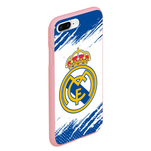 Чехол для iPhone 7Plus/8 Plus матовый Real Madrid Реал Мадрид, цвет баблгам - фото 3