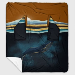 Плед с рукавами Кит