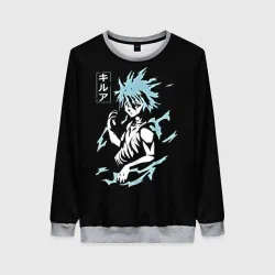 Женский свитшот 3D Киллуа