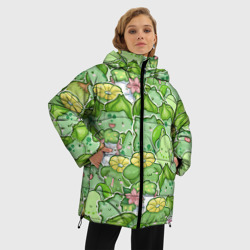 Женская зимняя куртка Oversize Стая травяных - фото 2