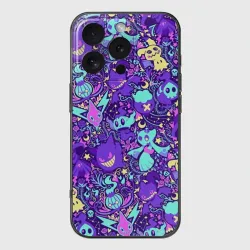 Чехол для iPhone 16 Pro Max силиконовый с защитой камеры Сумеречные монстрики