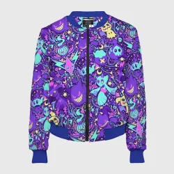 Женский бомбер 3D Сумеречные монстрики