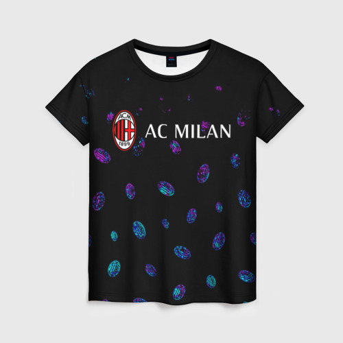 Женская футболка 3D AC MILAN / МИЛАН