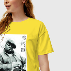 Женская футболка хлопок Oversize The Notorious B.I.G - фото 2