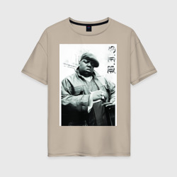 Женская футболка хлопок Oversize The Notorious B.I.G