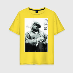 Женская футболка хлопок Oversize The Notorious B.I.G